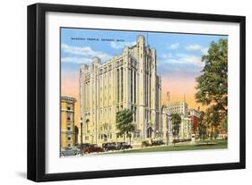 Masonic Temple, Detroit, Michigan-null-Framed Art Print