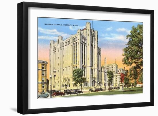 Masonic Temple, Detroit, Michigan-null-Framed Art Print