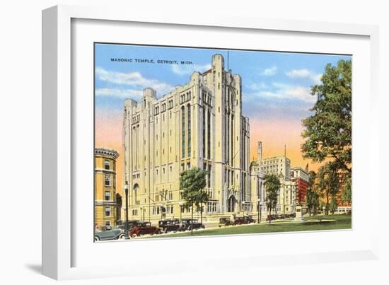 Masonic Temple, Detroit, Michigan-null-Framed Art Print