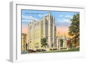 Masonic Temple, Detroit, Michigan-null-Framed Art Print