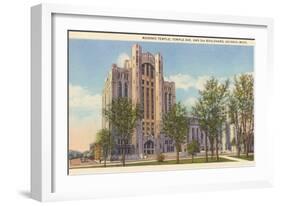 Masonic Temple, Detroit, Michigan-null-Framed Art Print
