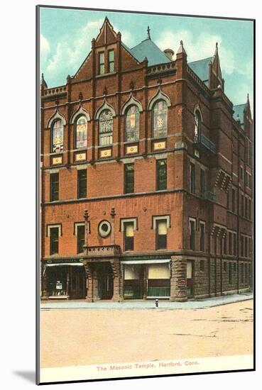 Masonic Temple, Hartford, Connecticut-null-Mounted Art Print