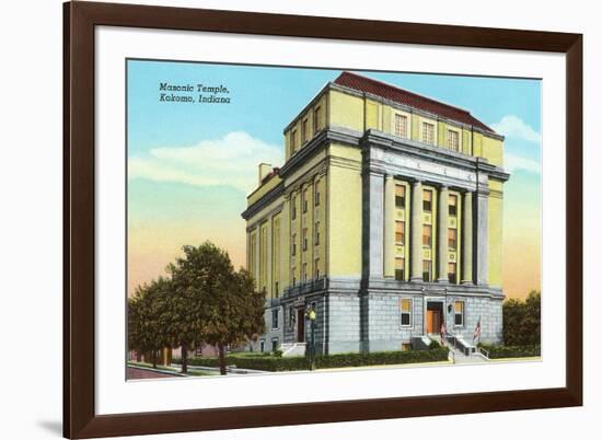 Masonic Temple, Kokomo, Indiana-null-Framed Premium Giclee Print