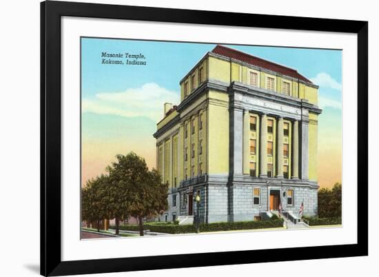 Masonic Temple, Kokomo, Indiana-null-Framed Premium Giclee Print