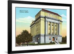 Masonic Temple, Kokomo, Indiana-null-Framed Premium Giclee Print