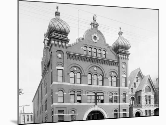 Masonic Temple, Lansing, Mich.-null-Mounted Photo