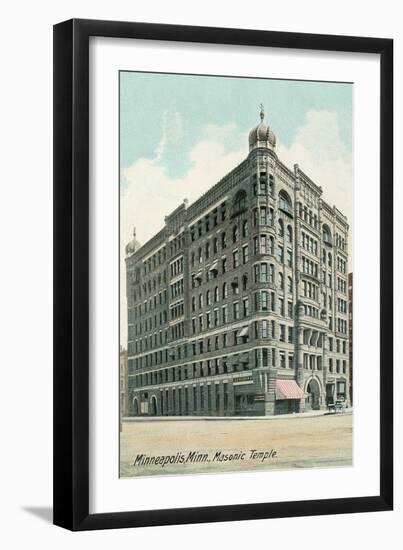 Masonic Temple, Minneapolis-null-Framed Art Print