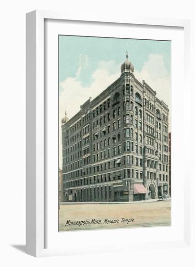 Masonic Temple, Minneapolis-null-Framed Art Print