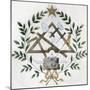 Masonic Tools-null-Mounted Art Print