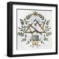 Masonic Tools-null-Framed Art Print