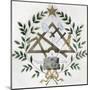 Masonic Tools-null-Mounted Art Print