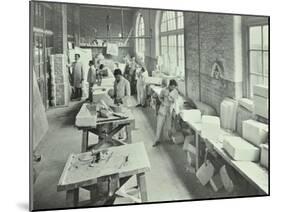 Masonry Students, School of Building, Brixton, London, 1911-null-Mounted Photographic Print