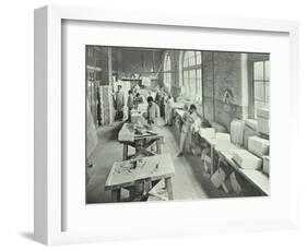 Masonry Students, School of Building, Brixton, London, 1911-null-Framed Photographic Print