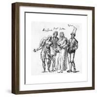 Masque, I.Jones' Costumes-Inigo Jones-Framed Giclee Print