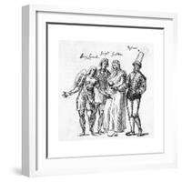 Masque, I.Jones' Costumes-Inigo Jones-Framed Giclee Print