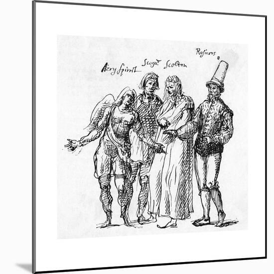 Masque, I.Jones' Costumes-Inigo Jones-Mounted Giclee Print