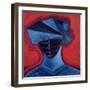 Masque III, 1991-Marie Hugo-Framed Giclee Print