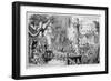 Masque in the Palace Garden of the Tower of London, 1840-George Cruikshank-Framed Giclee Print