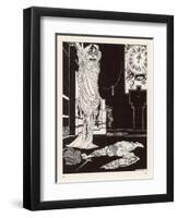 Masque of the Red Death-Arthur Rackham-Framed Art Print