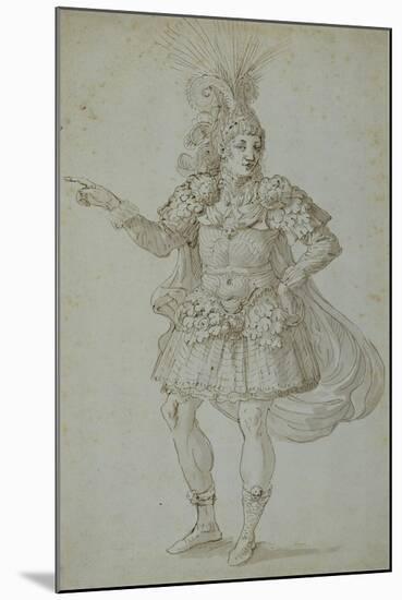 Masquer's Costume-Inigo Jones-Mounted Giclee Print