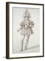 Masquer with Feathers and Plume-Inigo Jones-Framed Giclee Print