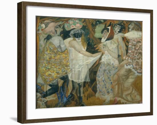 Masquerade, 1913-1914-Boris Dmitryevich Grigoriev-Framed Giclee Print