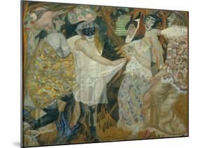 Masquerade, 1913-1914-Boris Dmitryevich Grigoriev-Mounted Giclee Print