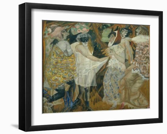 Masquerade, 1913-1914-Boris Dmitryevich Grigoriev-Framed Giclee Print