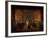 Masquerade at King's Theatre in London, Ca 1724-Giuseppe Grisoni-Framed Giclee Print