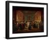 Masquerade at King's Theatre in London, Ca 1724-Giuseppe Grisoni-Framed Giclee Print