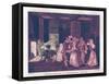 Masquerade at Somerset House by William Hogarth-William Hogarth-Framed Stretched Canvas