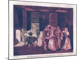 Masquerade at Somerset House by William Hogarth-William Hogarth-Mounted Giclee Print