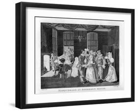 Masquerade at Somerset House by William Hogarth-William Hogarth-Framed Giclee Print