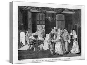 Masquerade at Somerset House by William Hogarth-William Hogarth-Stretched Canvas