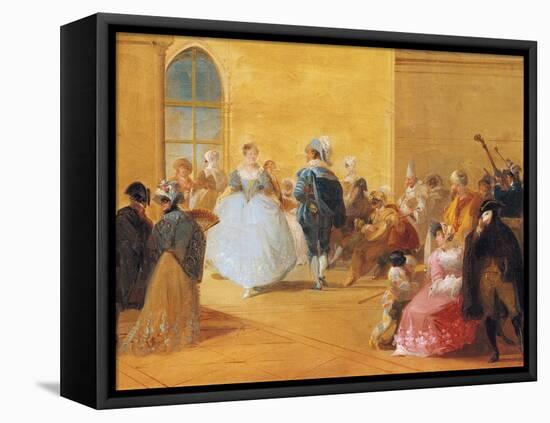 Masquerade Ball-Giuseppe Bernardino Bison-Framed Stretched Canvas