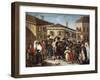 Masquerade Concert, Painting by an Unknown Venetian Artist, 18th Century-null-Framed Giclee Print