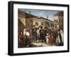 Masquerade Concert, Painting by an Unknown Venetian Artist, 18th Century-null-Framed Giclee Print