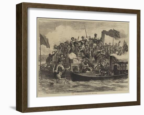 Masquerade Festival of Berlin Artists, Sham Pirates-null-Framed Giclee Print