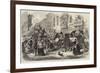 Masquerade on the Last Day of the Carnival at Genoa-null-Framed Giclee Print