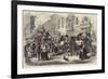 Masquerade on the Last Day of the Carnival at Genoa-null-Framed Giclee Print