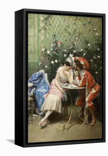 Masqueraders-Raimundo de Madrazo Y Garetta-Framed Stretched Canvas