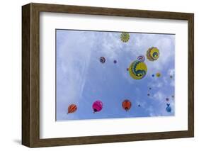 Mass Ascension at the Albuquerque Balloon Fiesta in Albuquerque, New Mexico, Usa-Chuck Haney-Framed Photographic Print