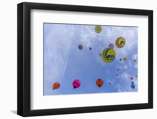 Mass Ascension at the Albuquerque Balloon Fiesta in Albuquerque, New Mexico, Usa-Chuck Haney-Framed Photographic Print