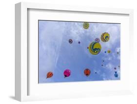 Mass Ascension at the Albuquerque Balloon Fiesta in Albuquerque, New Mexico, Usa-Chuck Haney-Framed Photographic Print