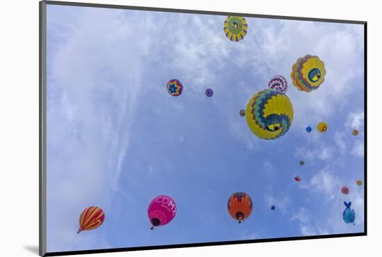 Mass Ascension at the Albuquerque Balloon Fiesta in Albuquerque, New Mexico, Usa-Chuck Haney-Mounted Photographic Print