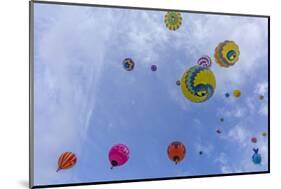 Mass Ascension at the Albuquerque Balloon Fiesta in Albuquerque, New Mexico, Usa-Chuck Haney-Mounted Photographic Print