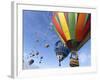 Mass Ascension at the Albuquerque Hot Air Balloon Fiesta, New Mexico, USA-William Sutton-Framed Photographic Print