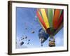 Mass Ascension at the Albuquerque Hot Air Balloon Fiesta, New Mexico, USA-William Sutton-Framed Photographic Print