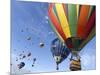 Mass Ascension at the Albuquerque Hot Air Balloon Fiesta, New Mexico, USA-William Sutton-Mounted Photographic Print