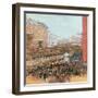 Mass Demonstration in Moscow in 1917, 1917-Wassily Meshkov-Framed Giclee Print